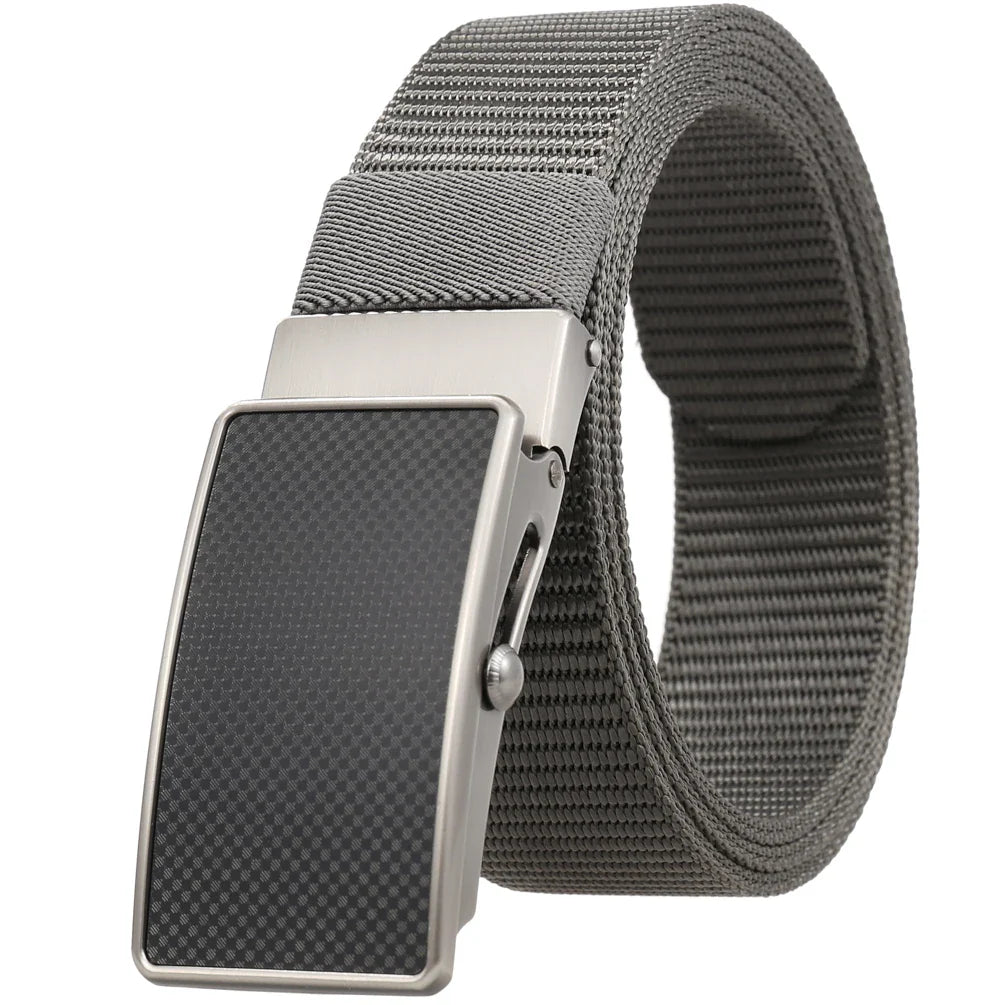 KTX-601683 Nylon Braided Men's Roller Buckle Belt - Model LY36-23553-1