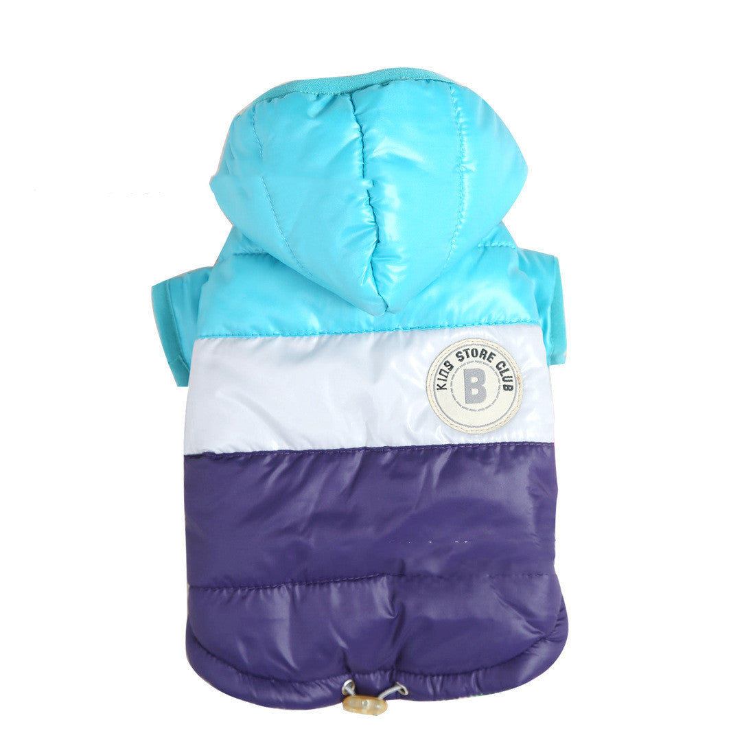 JMT-683402 Waterproof Down Padded Hooded Jacket for Two-Legged Puppies - Fashionable and Cozy Outerwear