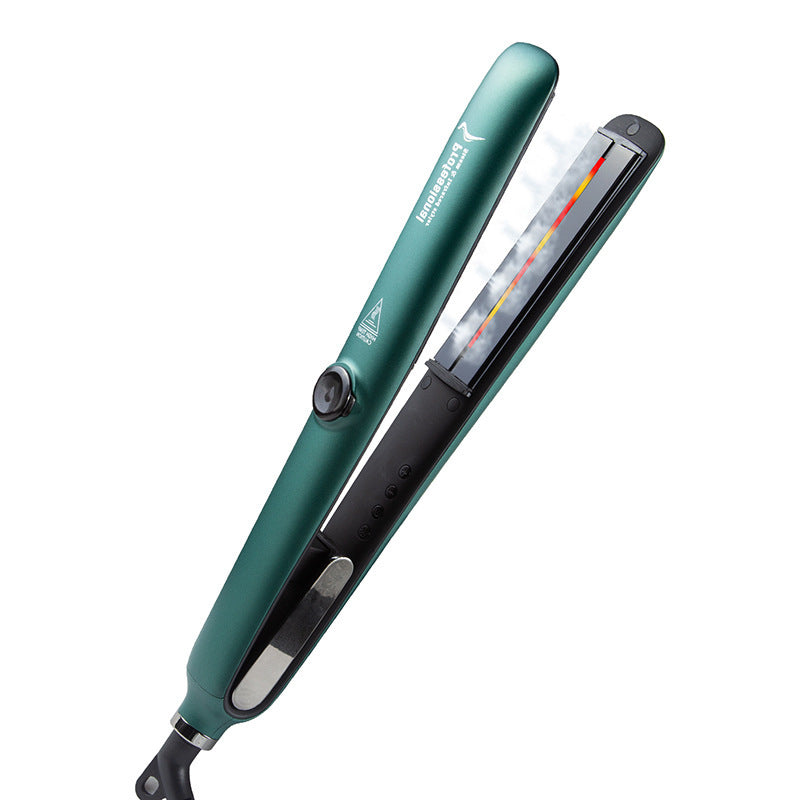 KTX-041043 Infrared Steam Spray Dual-Use Hair Straightener and Curler with Temperature Control