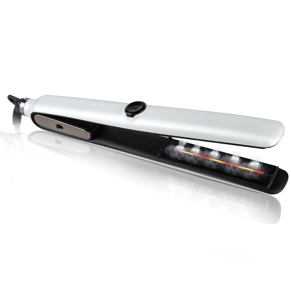 KTX-041043 Infrared Steam Spray Dual-Use Hair Straightener and Curler with Temperature Control