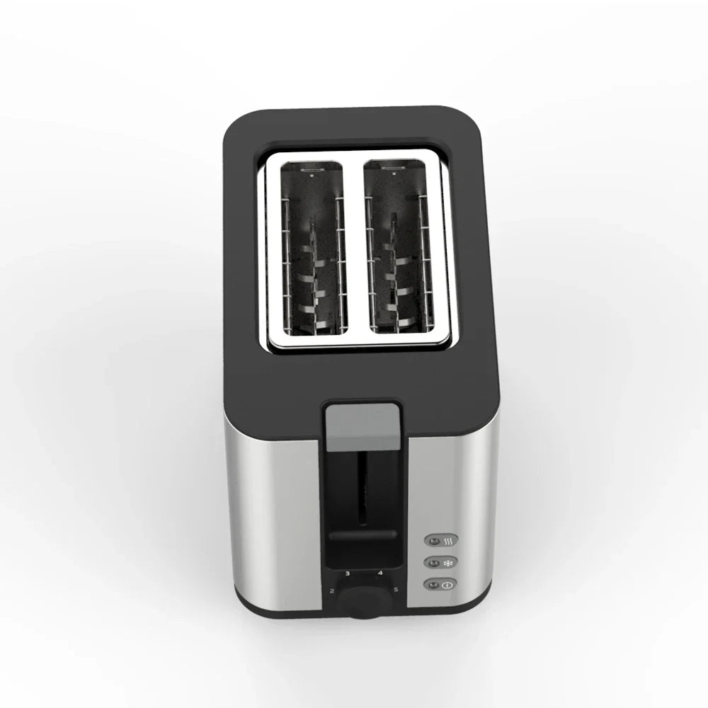 KTX-569107 Electric Black 2-Slice Bun Bread Toaster for Home Use