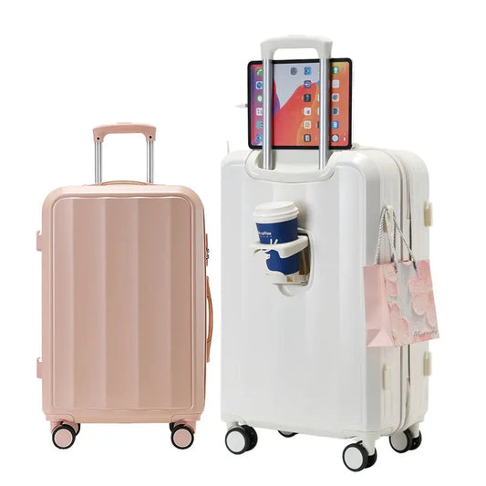 KTX-685011 Universal ABS Travel Trolley Duffel Set for Men and Women - Lightweight and Durable Luggage Solution