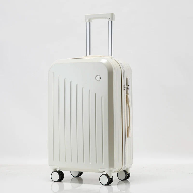 KTX-097491 Compact ABS Luggage Set with Cup Holder – Mini and 20-Inch Travel Suitcases for Convenient Travel Essentials