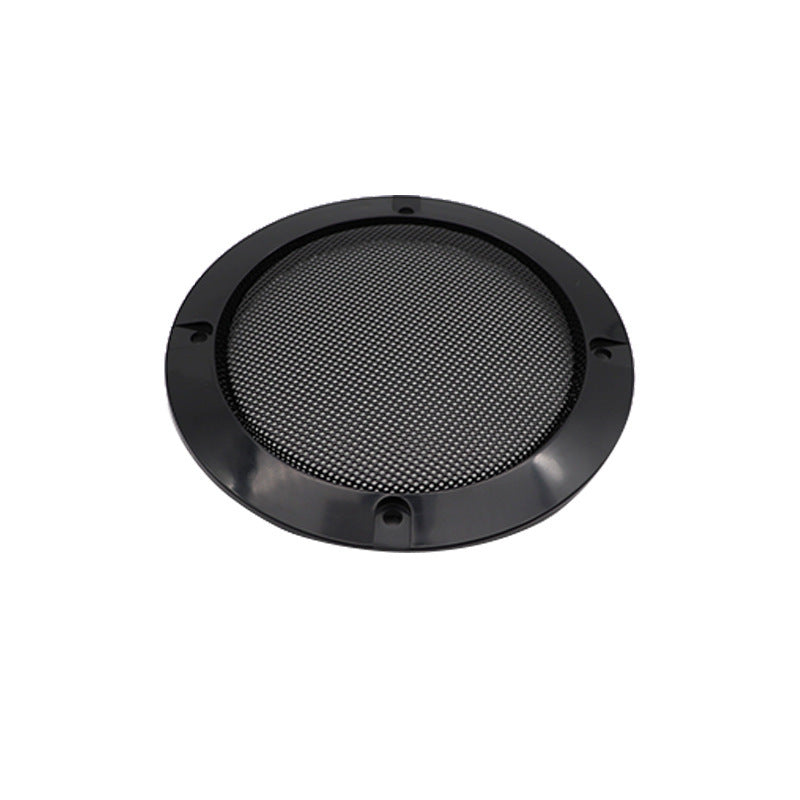 KTX-409299 Car Subwoofer Speaker Protective Cover - 2" to 10" Sizes, Metal and ABS Construction, Black Finish