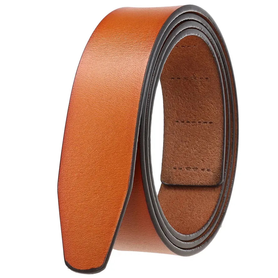 KTX-191507 Genuine Leather Men's Belt Without Buckle - Model LY35-3308