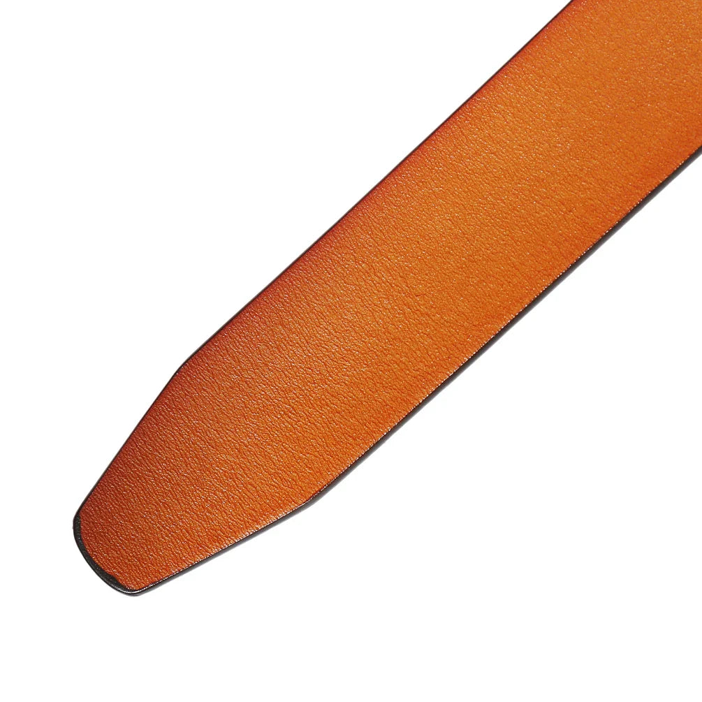 KTX-191507 Genuine Leather Men's Belt Without Buckle - Model LY35-3308