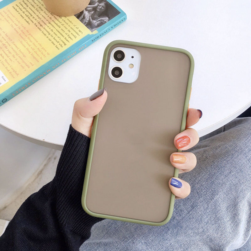 KTX-139155 Frosted Silicone Protective Case for Phones
