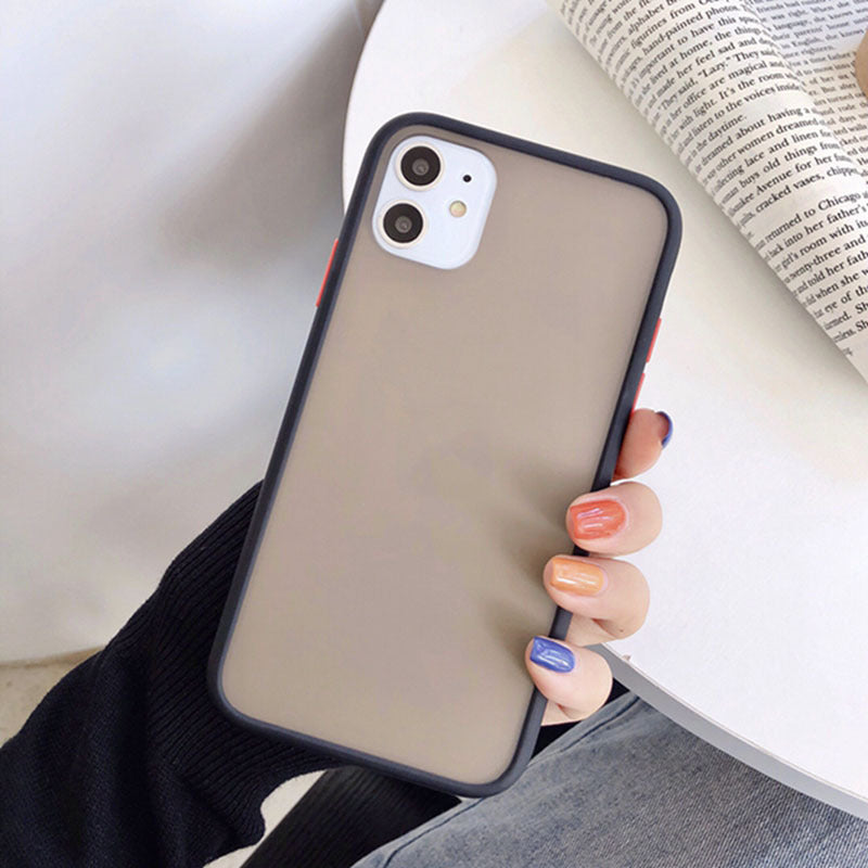 KTX-139155 Frosted Silicone Protective Case for Phones