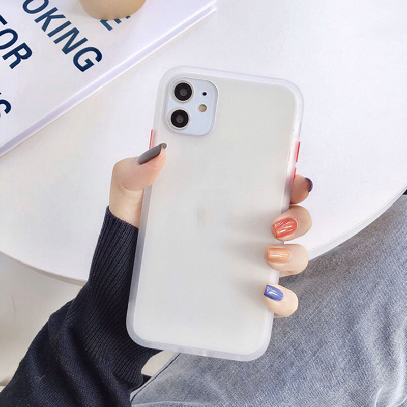 KTX-139155 Frosted Silicone Protective Case for Phones