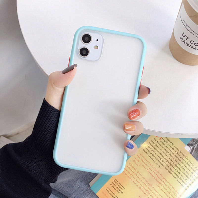KTX-139155 Frosted Silicone Protective Case for Phones