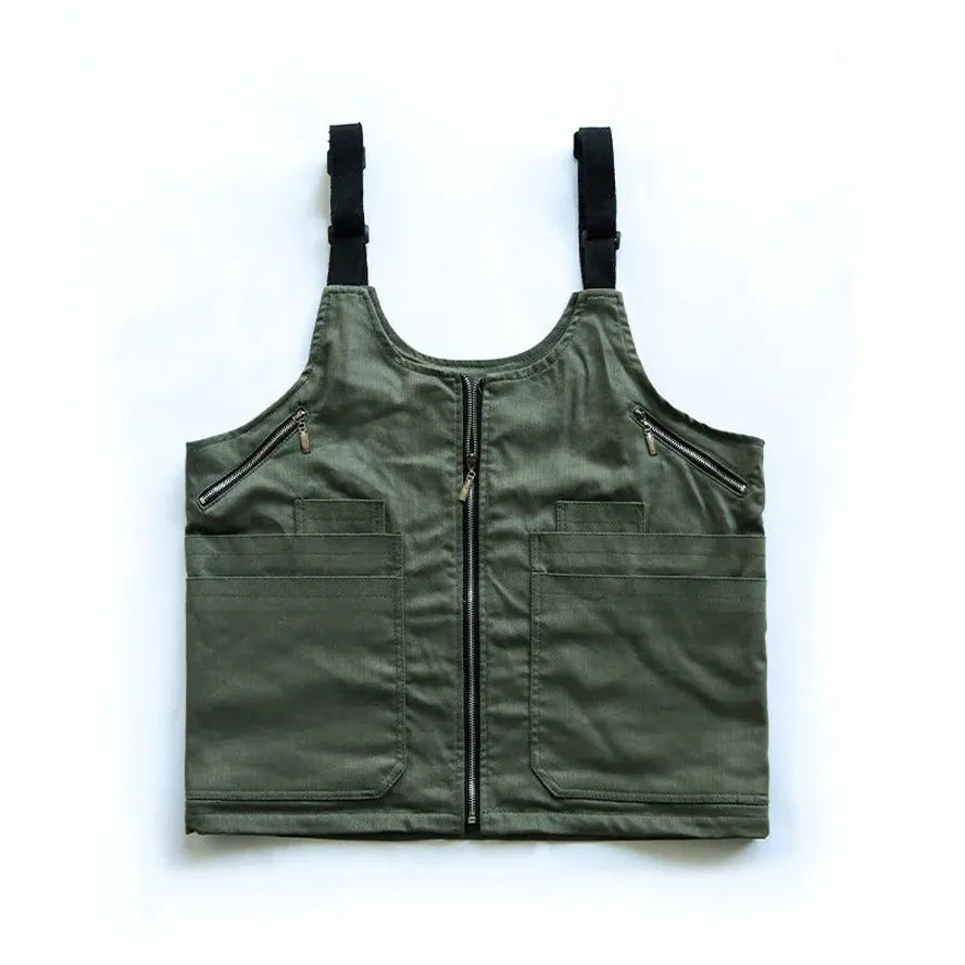 KTX-684499 Multifunctional Outdoor Apron Vest for Camping, Fishing, Gardening, and More