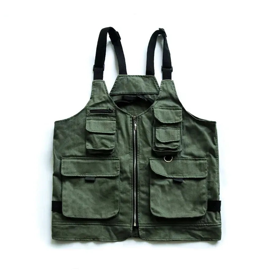 KTX-684499 Multifunctional Outdoor Apron Vest for Camping, Fishing, Gardening, and More