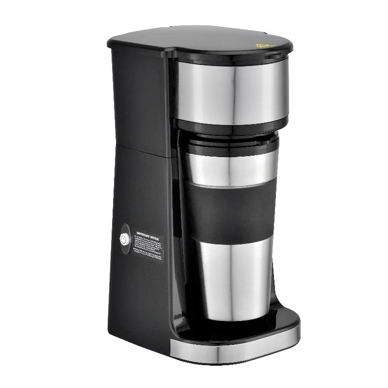 KTX-982419 Compact 0.42 L Single Cup Coffee Maker for Home Brewing