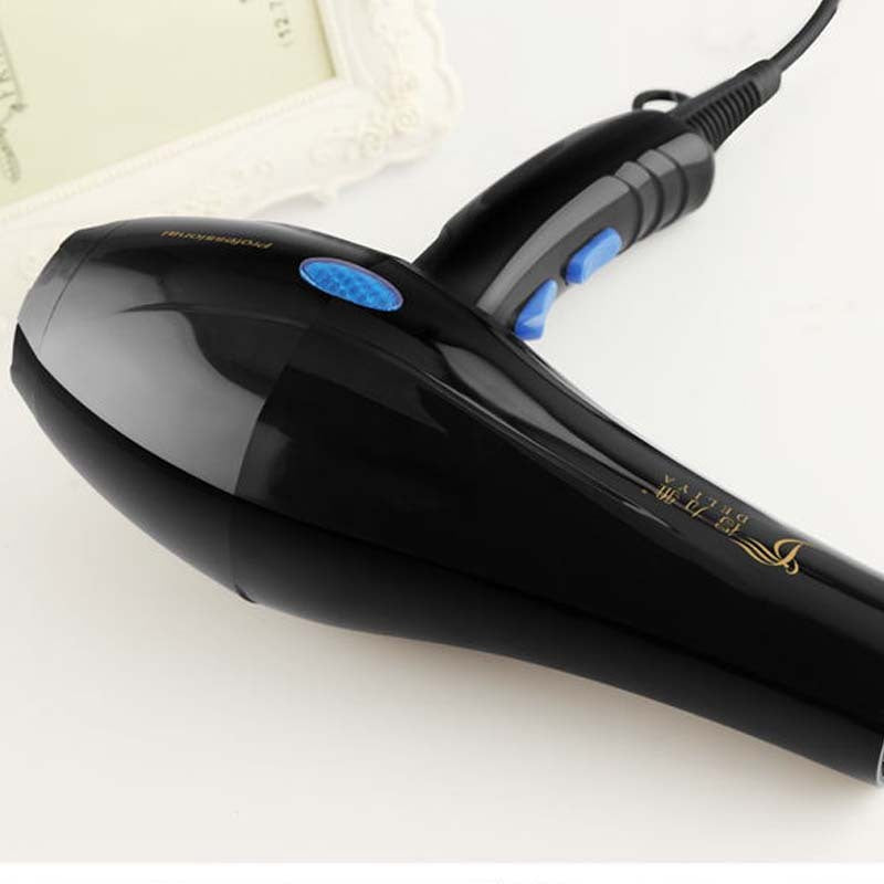 KTX-187923 High-Power Negative Ion Hair Dryer with 5 Speed Settings, Hot & Cold Air Function, and Accessories Included