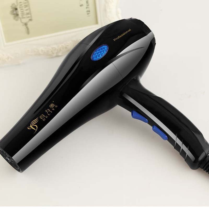KTX-187923 High-Power Negative Ion Hair Dryer with 5 Speed Settings, Hot & Cold Air Function, and Accessories Included