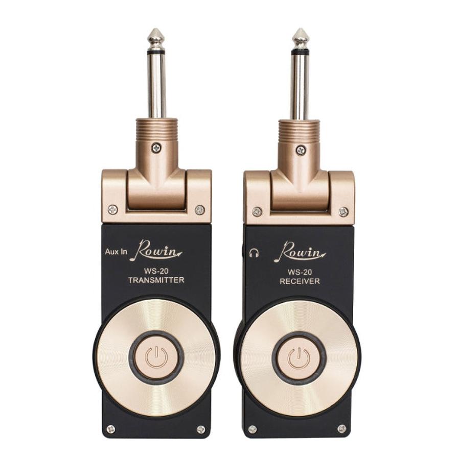 KTX-535123 Wireless Guitar and Instrument Transmitter Receiver System, 2.4GHz Transmission, 30M Range, 105dB Dynamic Range, Plug and Play