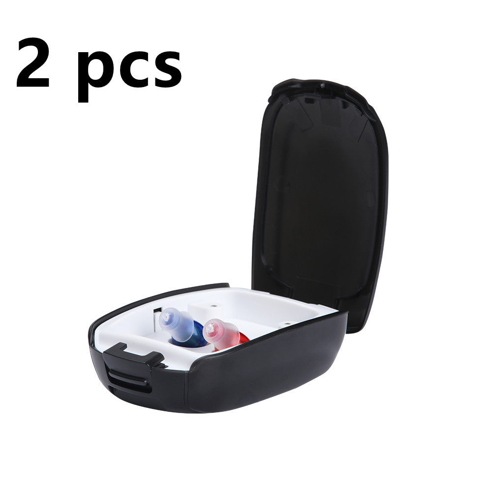 KTX-355475 Rechargeable Mini Digital Hearing Amplifier for Seniors and Adults with Adjustable Volume and Portable Charging Case
