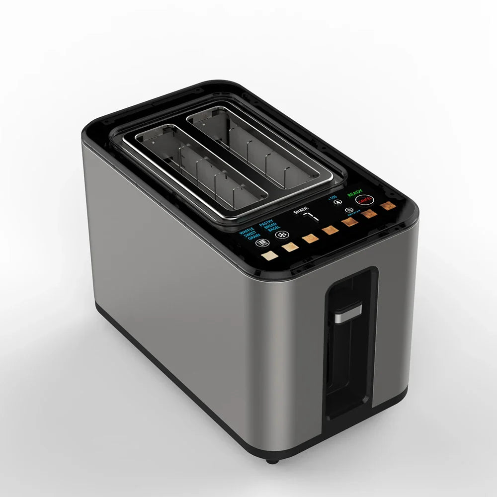 KTX-224467 Digital Timer Bread Toaster with Smart Touchscreen and Sandwich Clamps