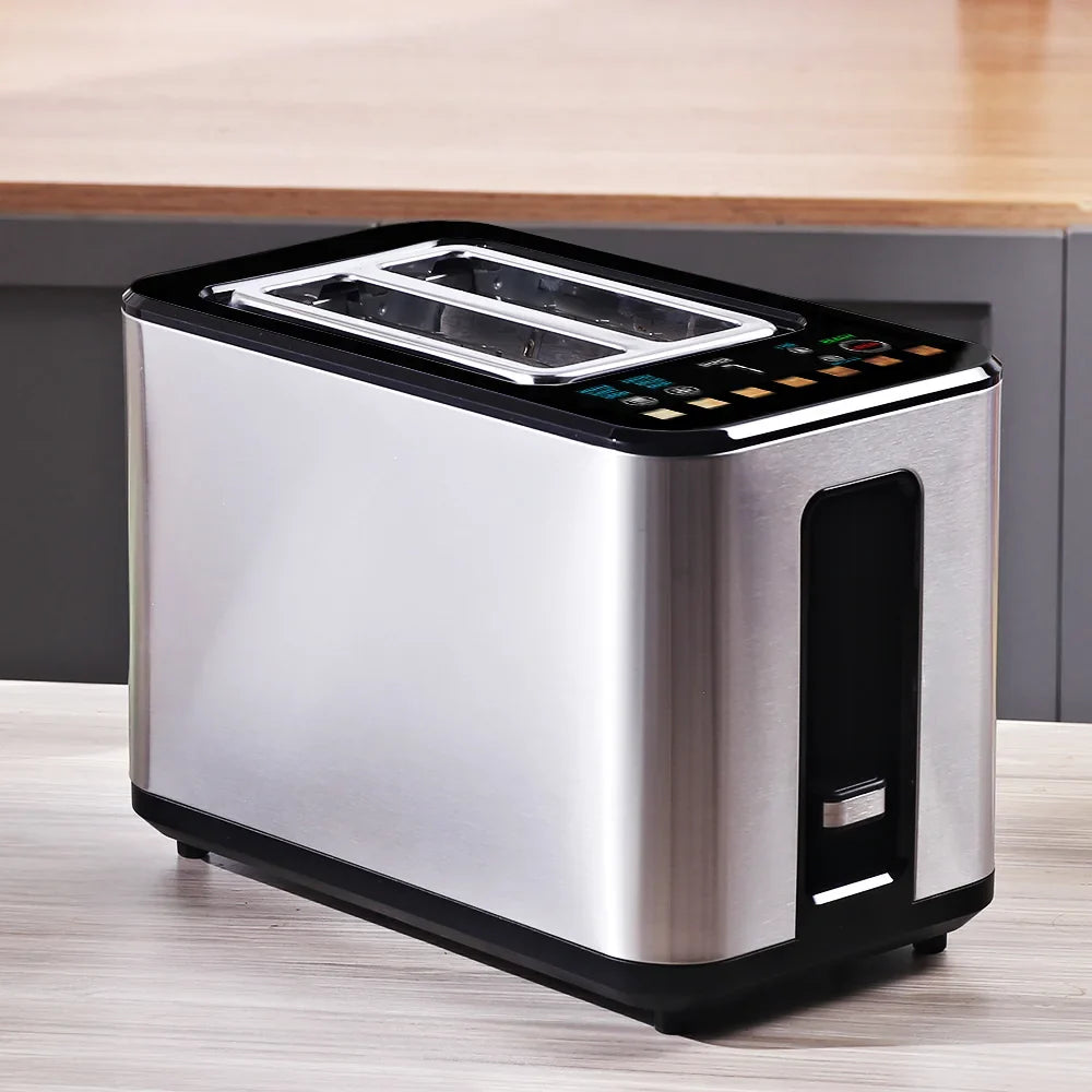 KTX-224467 Digital Timer Bread Toaster with Smart Touchscreen and Sandwich Clamps