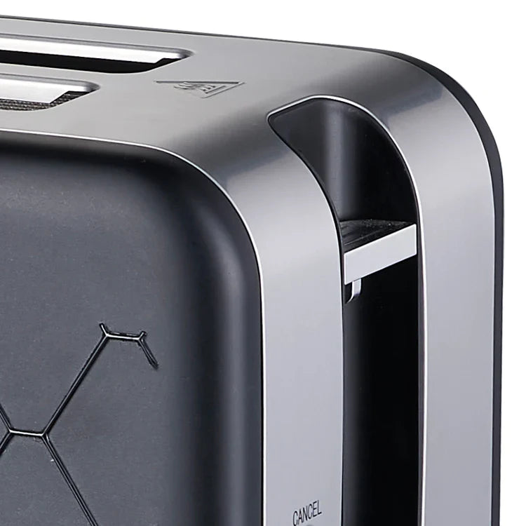 KTX-404115 Stainless Steel Cool Touch Toaster with Reheat and Defrost Functions for 2 Slices