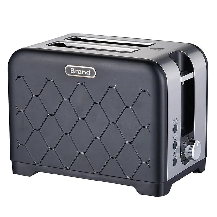 KTX-404115 Stainless Steel Cool Touch Toaster with Reheat and Defrost Functions for 2 Slices