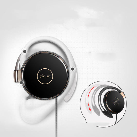 KTX-869907 L1 Wired Ear Hanging Sports Earphones with Microphone and 3.5mm Plug