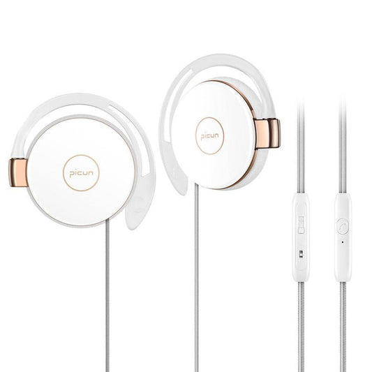 KTX-869907 L1 Wired Ear Hanging Sports Earphones with Microphone and 3.5mm Plug