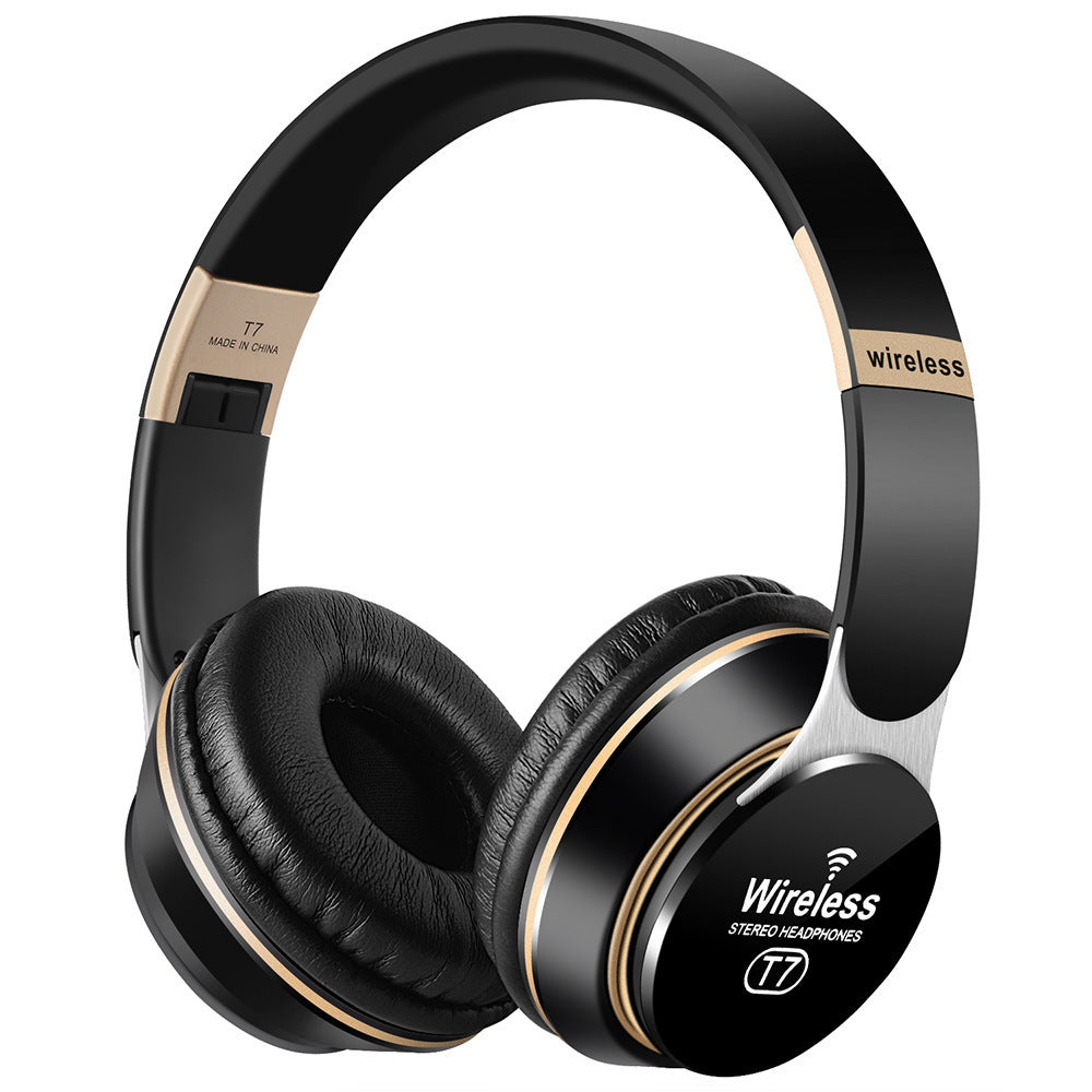 KTX-654035 Foldable Wireless Bluetooth Headset with Stereo Sound and Call Function - Compatible with Mobile Devices