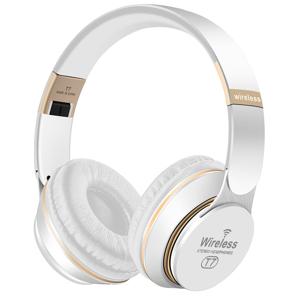 KTX-654035 Foldable Wireless Bluetooth Headset with Stereo Sound and Call Function - Compatible with Mobile Devices