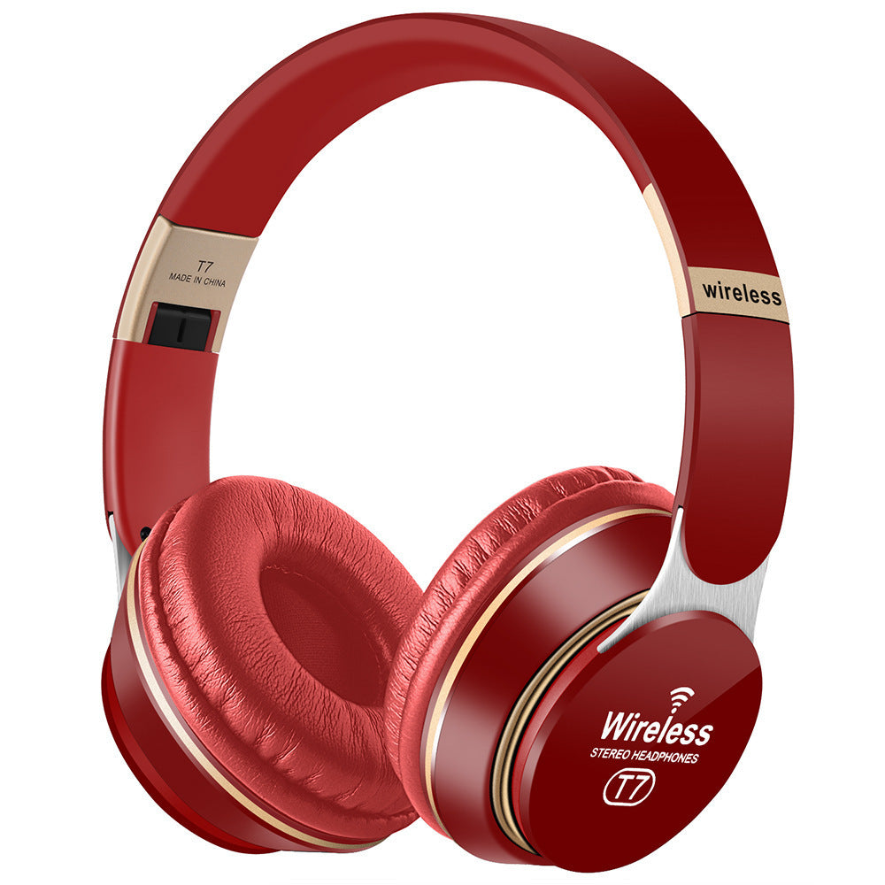 KTX-654035 Foldable Wireless Bluetooth Headset with Stereo Sound and Call Function - Compatible with Mobile Devices