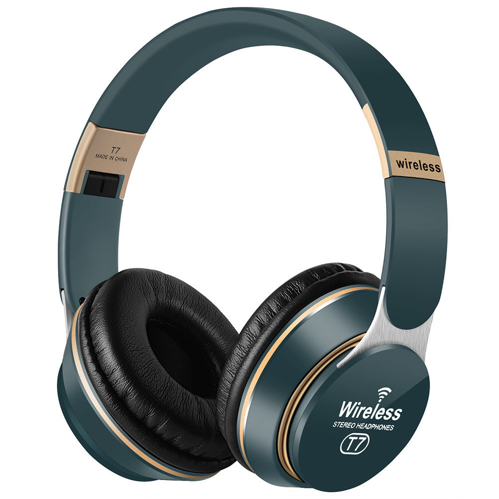 KTX-654035 Foldable Wireless Bluetooth Headset with Stereo Sound and Call Function - Compatible with Mobile Devices