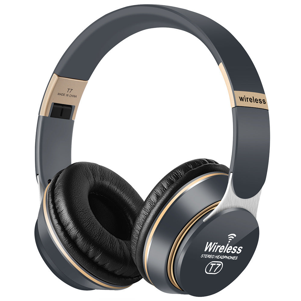 KTX-654035 Foldable Wireless Bluetooth Headset with Stereo Sound and Call Function - Compatible with Mobile Devices