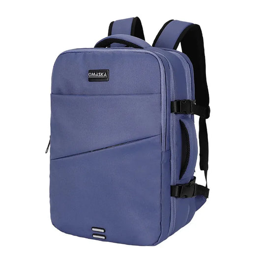 KTX-183123 Large Capacity 17-Inch Waterproof Nylon Laptop Backpack with Extension Layer for Students