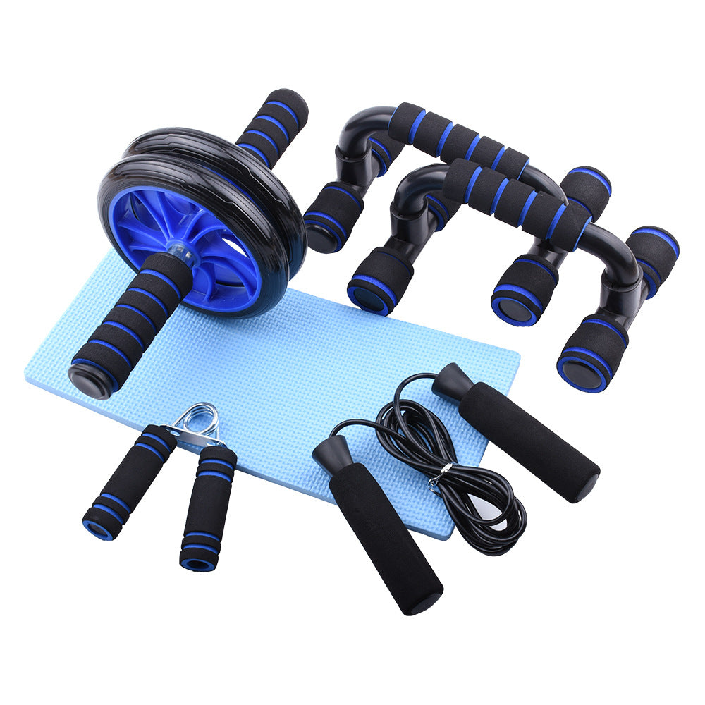 KTX-504851 Multifunctional Abdominal Wheel with 6-Piece Fitness Accessories