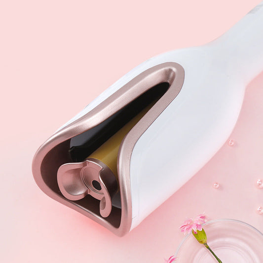 KTX-008275 Automatic Hair Curler with 21mm-30mm Ceramic Barrel, 4 Temperature Settings, Spiral Design for Quick Styling