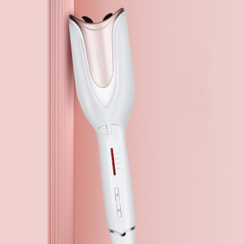 KTX-008275 Automatic Hair Curler with 21mm-30mm Ceramic Barrel, 4 Temperature Settings, Spiral Design for Quick Styling