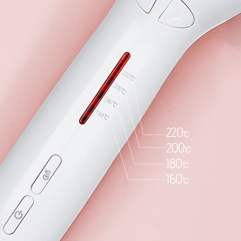 KTX-008275 Automatic Hair Curler with 21mm-30mm Ceramic Barrel, 4 Temperature Settings, Spiral Design for Quick Styling