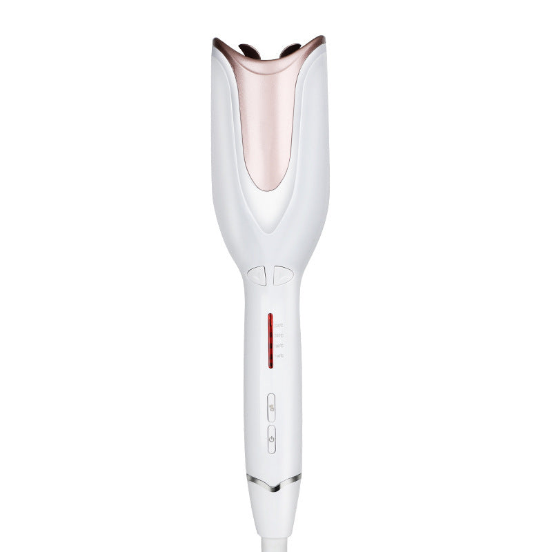KTX-008275 Automatic Hair Curler with 21mm-30mm Ceramic Barrel, 4 Temperature Settings, Spiral Design for Quick Styling