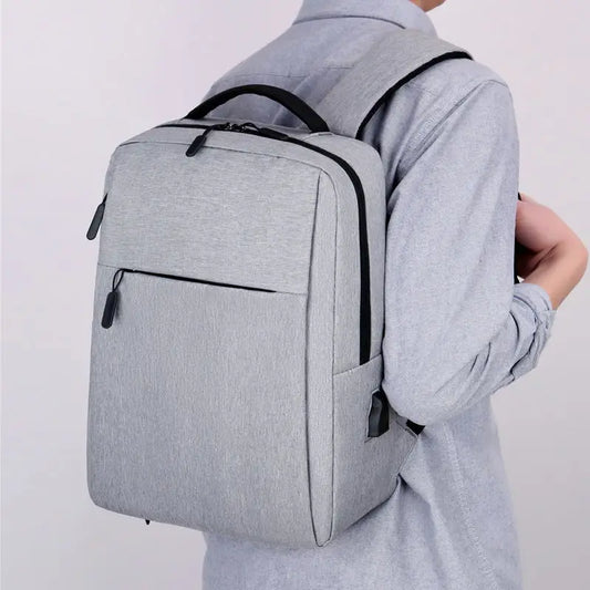 KTX-670035 Waterproof Oxford Polyester Travel Backpack with USB Port and Laptop Panelled Design