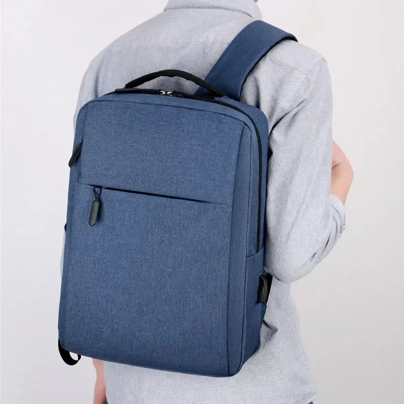 KTX-670035 Waterproof Oxford Polyester Travel Backpack with USB Port and Laptop Panelled Design