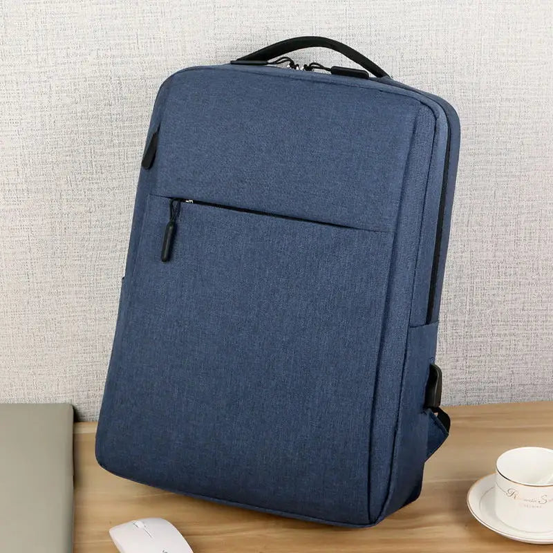 KTX-670035 Waterproof Oxford Polyester Travel Backpack with USB Port and Laptop Panelled Design