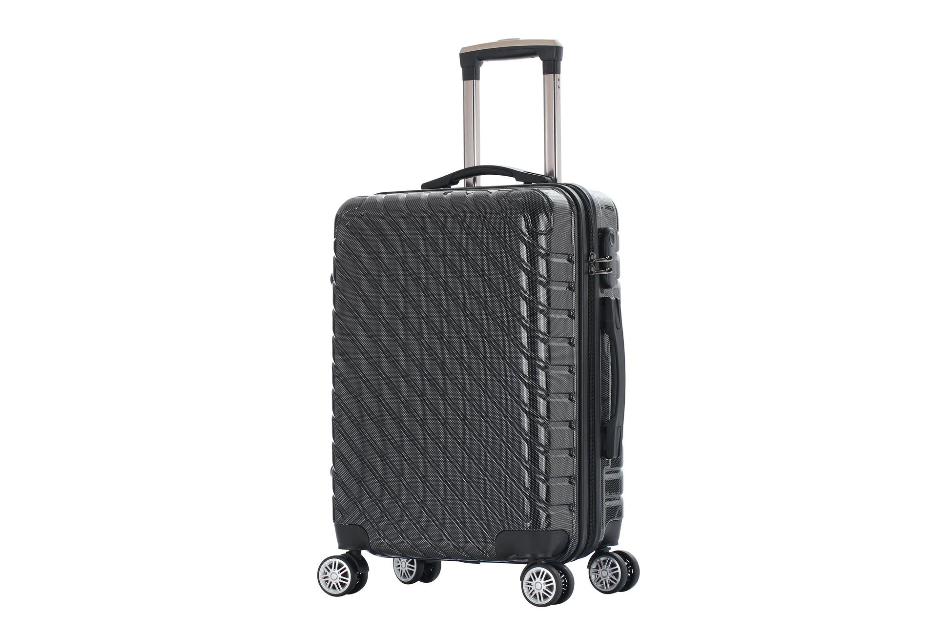 KTX-775251 24-Inch Universal Wheel Trolley Suitcase with 20-Inch Student Lock Box