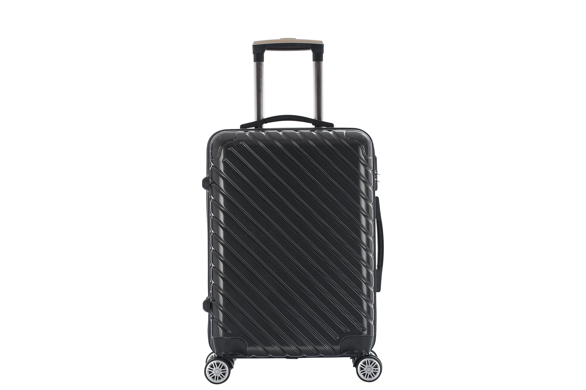 KTX-775251 24-Inch Universal Wheel Trolley Suitcase with 20-Inch Student Lock Box