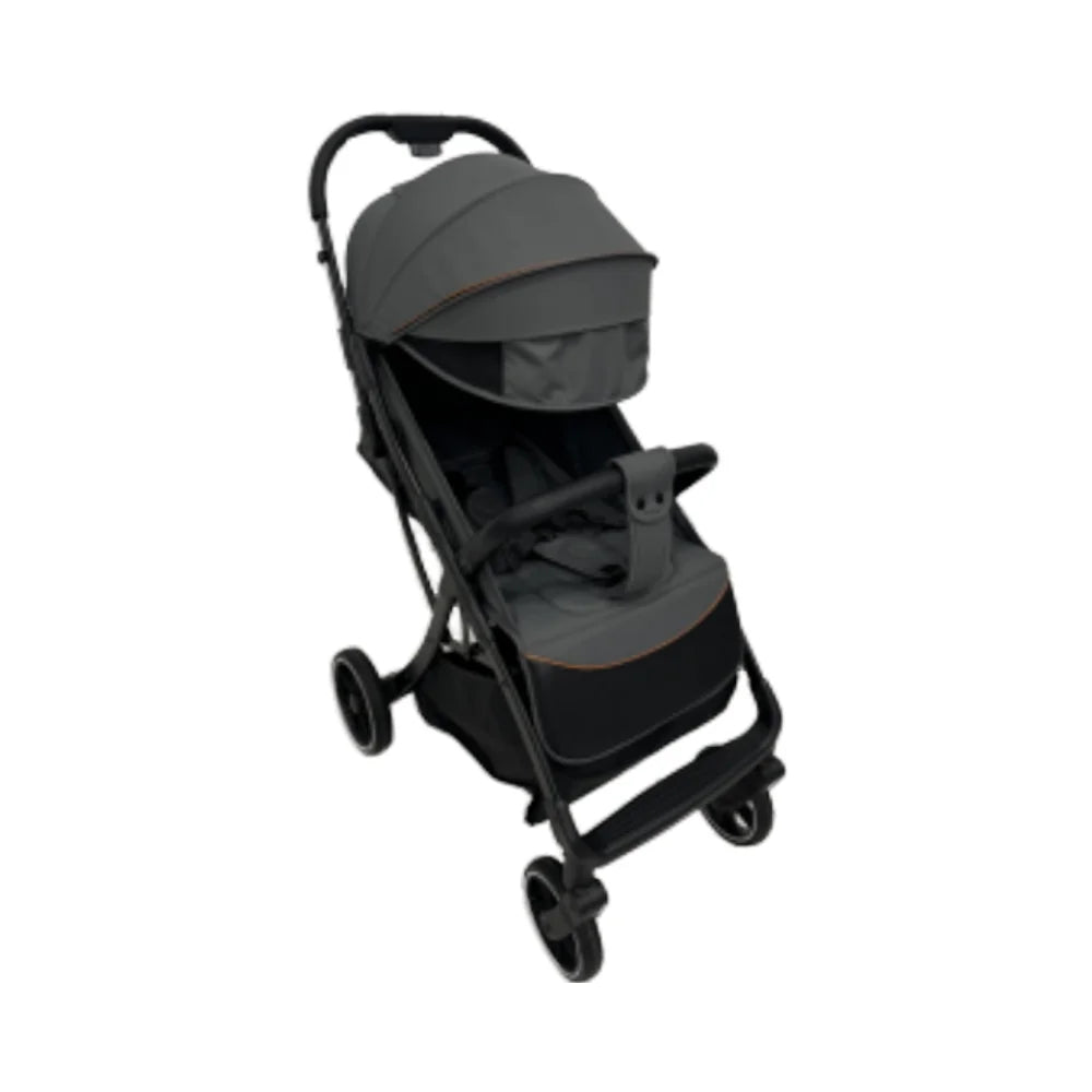 KTX-681363 Ultra-Compact Lightweight Travel Stroller for Babies - Environmentally Friendly Grey Design