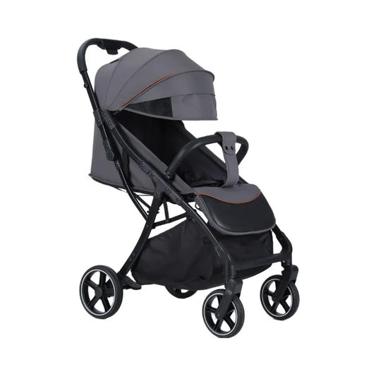KTX-681363 Ultra-Compact Lightweight Travel Stroller for Babies - Environmentally Friendly Grey Design