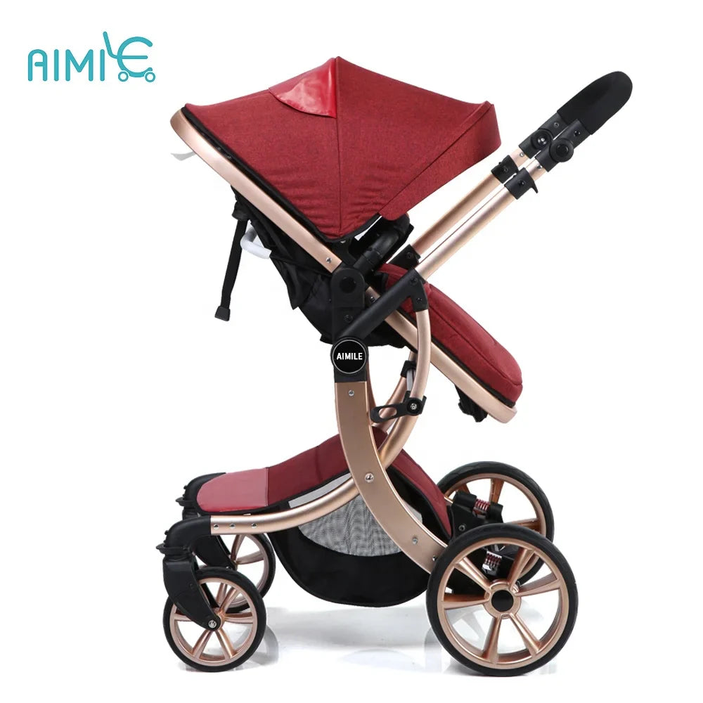 KTX-612371 Aimile Carriage Stroller for Infants and Toddlers - Versatile and Durable Design