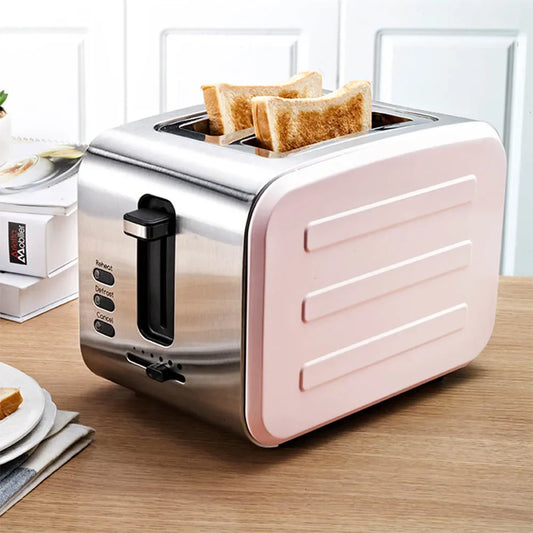 KTX-536339 Stainless Steel 2-Slice Electric Sandwich Toaster with Smart Features