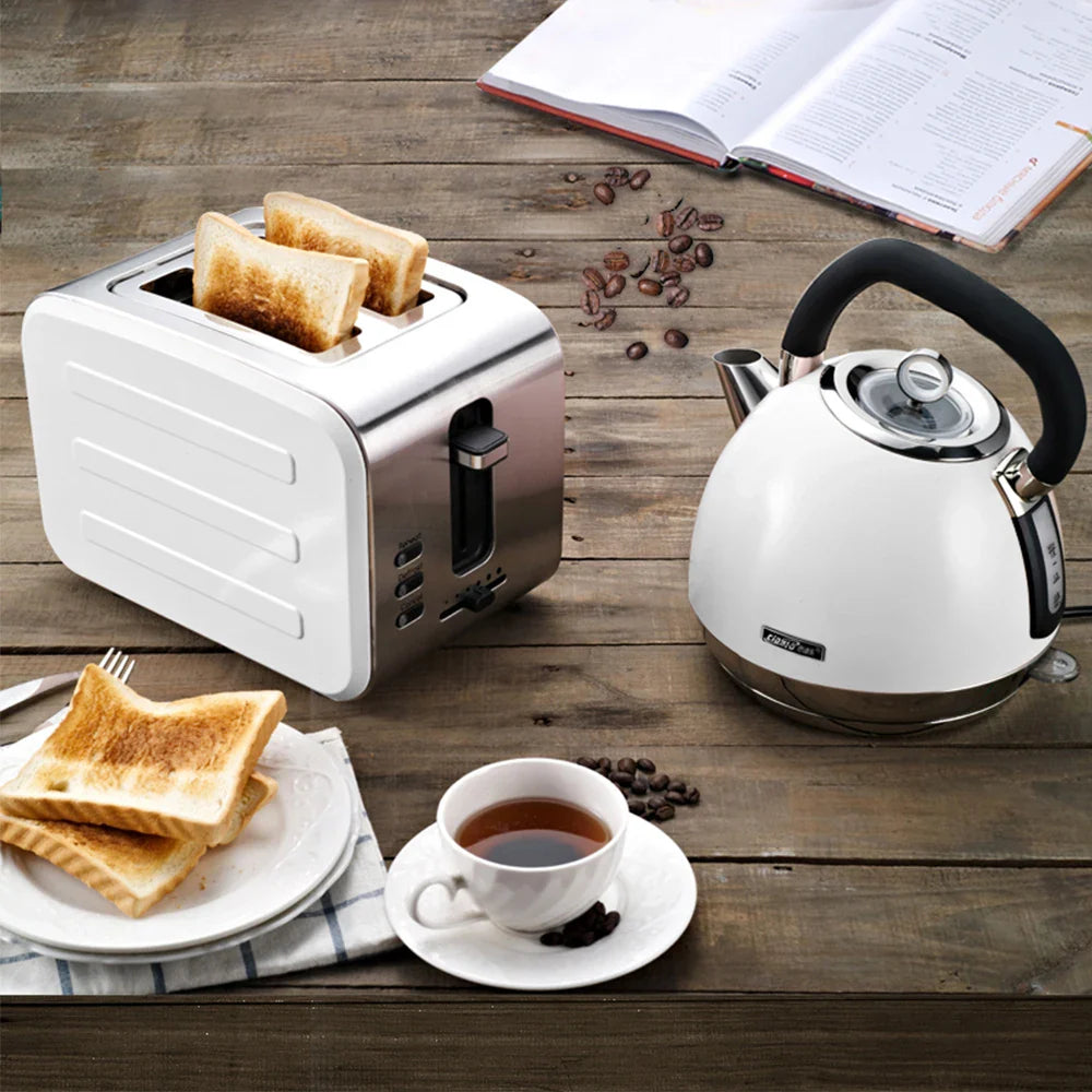 KTX-536339 Stainless Steel 2-Slice Electric Sandwich Toaster with Smart Features