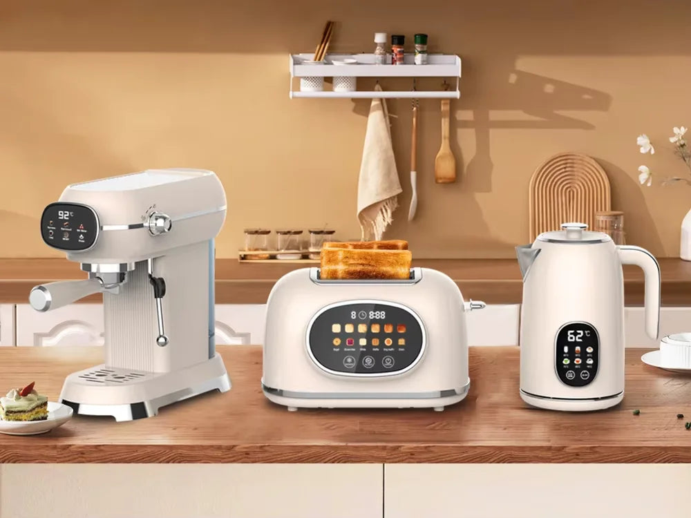 KTX-781523 Smart Touch Control 2-Slice Retro Toaster with Touch Screen Functionality