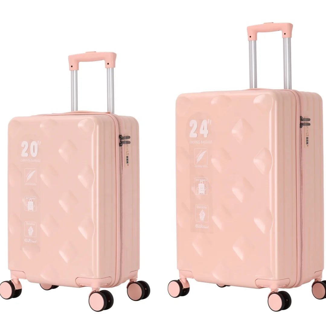 KTX-831891 Lightweight Scratch-Resistant PP Luggage with Spinner Wheels for Business Travel